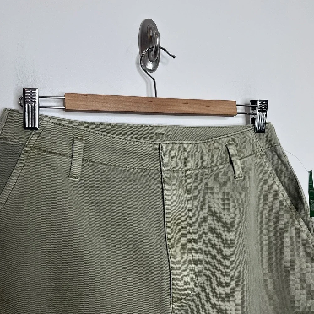 Gap Loose Khaki Cargo Pants Green Womens 10 Baggy Utility Wide Leg Grunge 90s - Picture 2 of 7